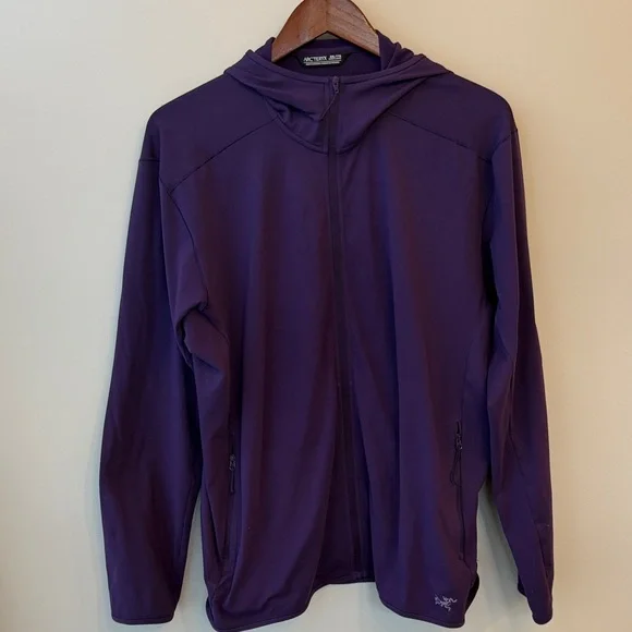 Arc'teryx Women's Kyanite LT Hoodie Purple Expanse Lightweight Jacket size XXL - Picture 1 of 15